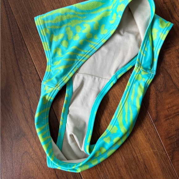 [Victoria's Secret] Retro Style Green Bikini - Picture 5 of 9